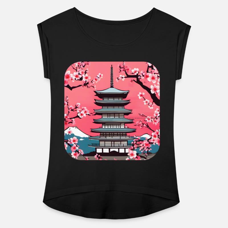 Temple Cherry Blossom Tokyo Travel