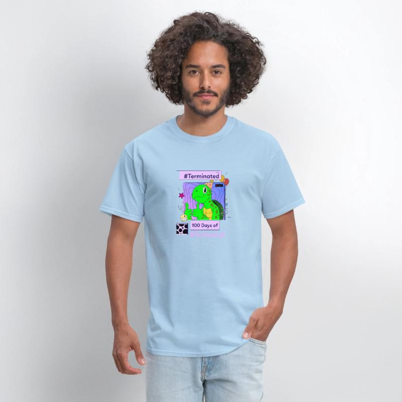 Terminated , 100 days of school tshirt