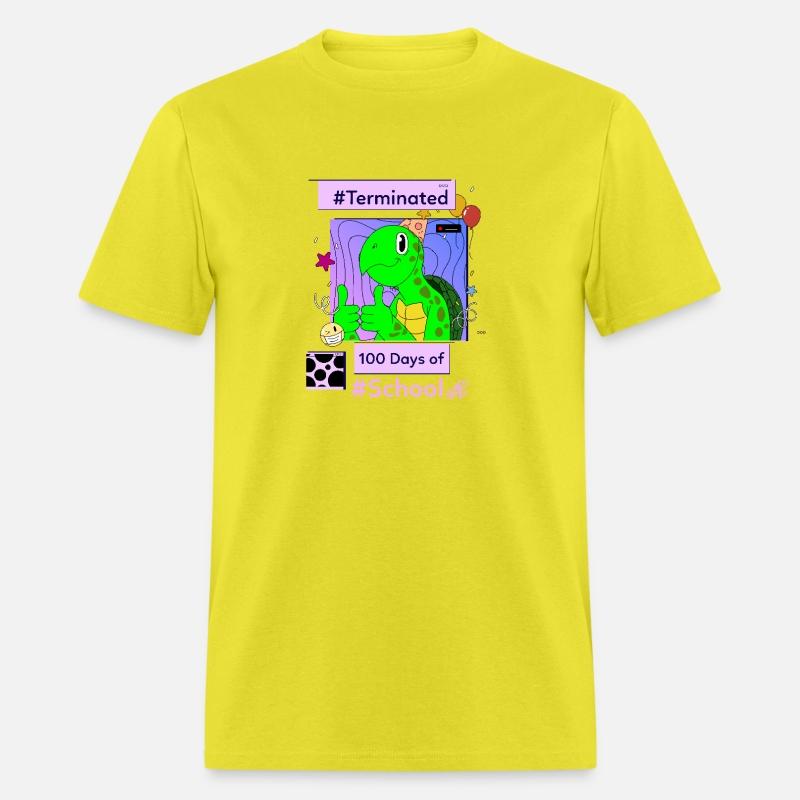 Terminated , 100 days of school tshirt