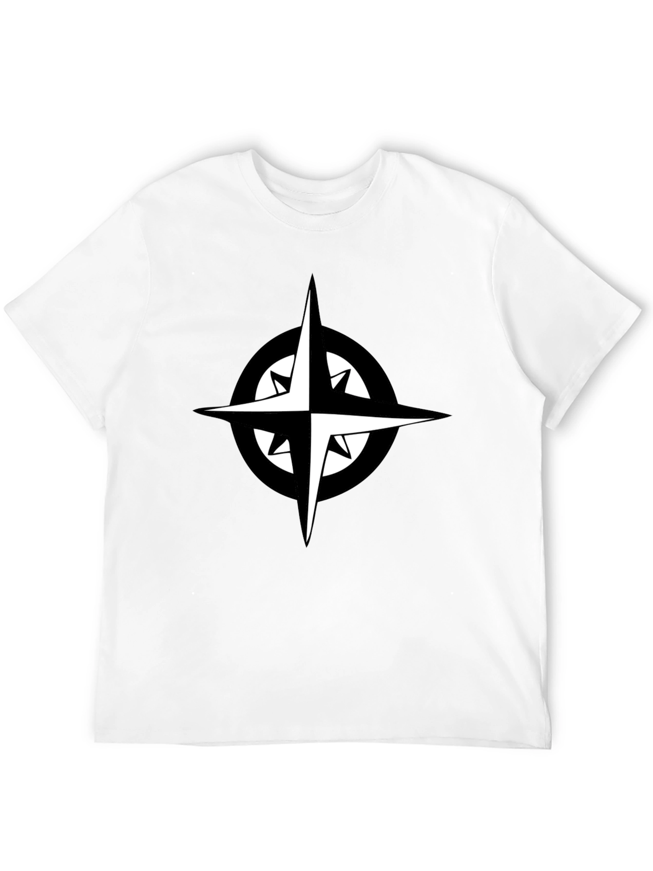 Compass Graphic Black T-Shirt