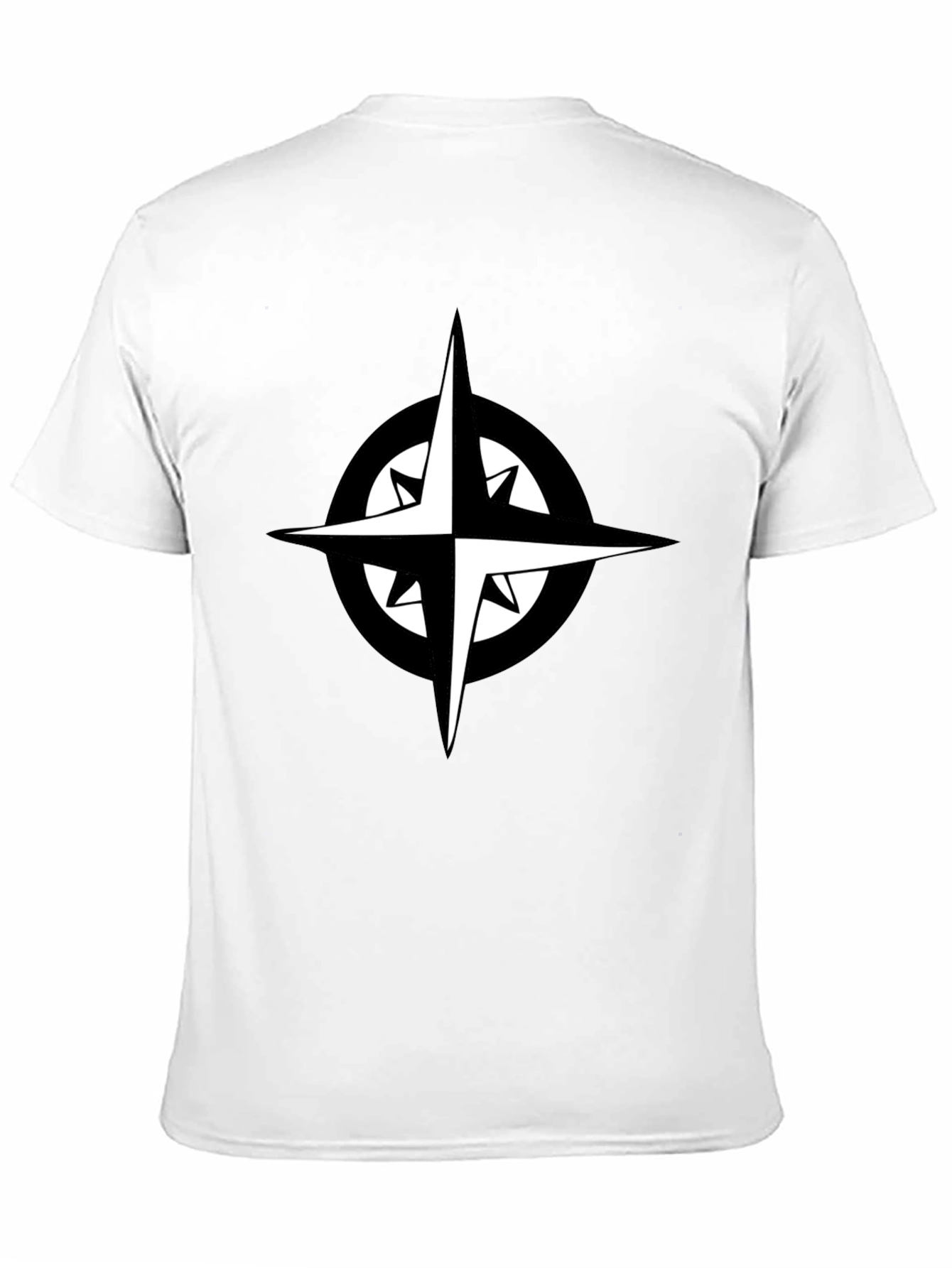 Compass Graphic Black T-Shirt