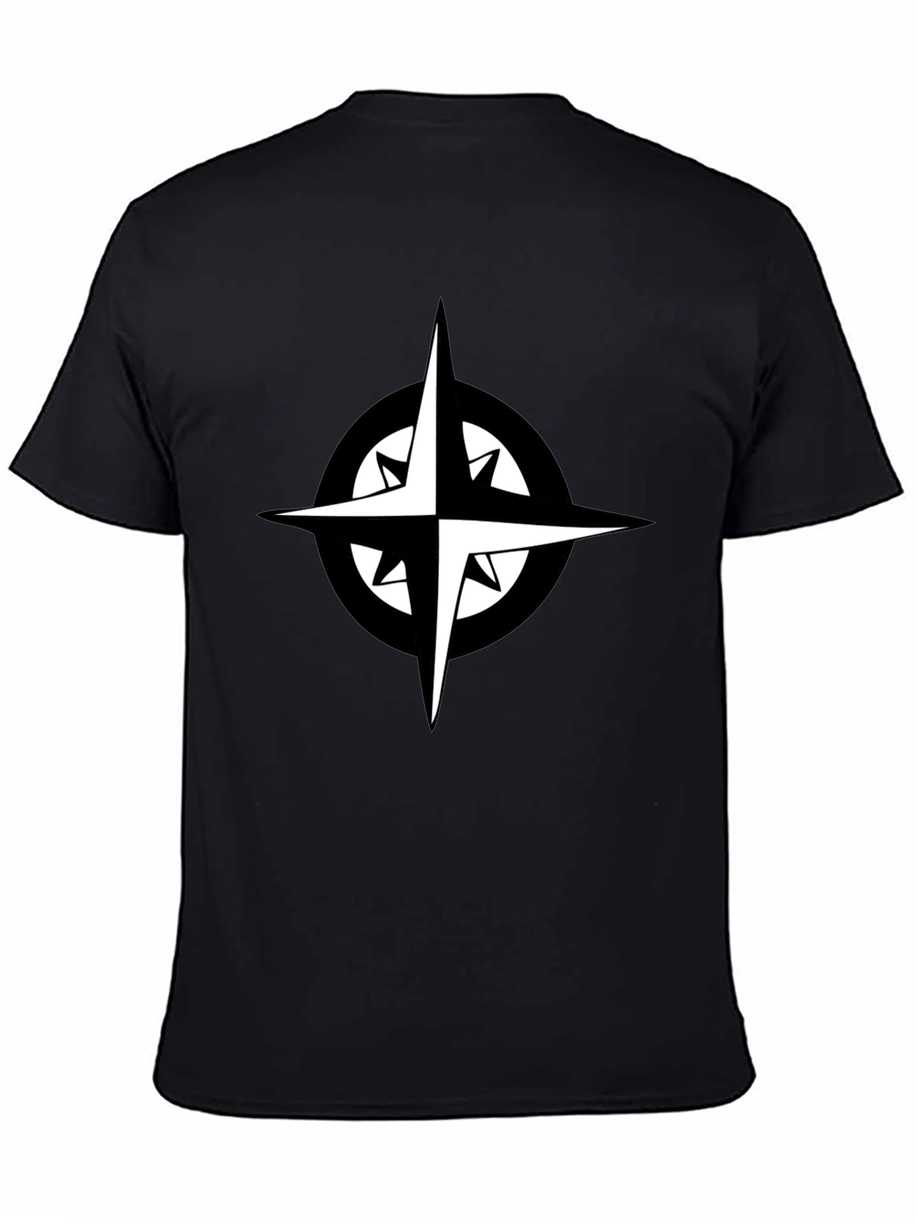 Compass Graphic Black T-Shirt
