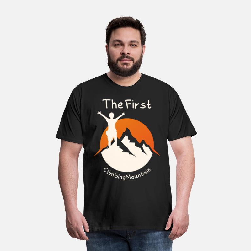 The First climbing mountain t-shirt design