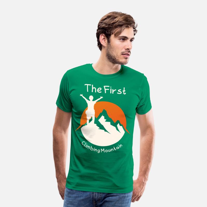 The First climbing mountain t-shirt design