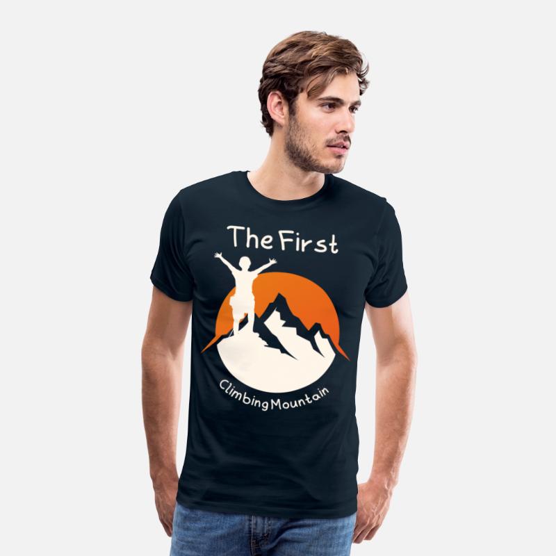 The First climbing mountain t-shirt design