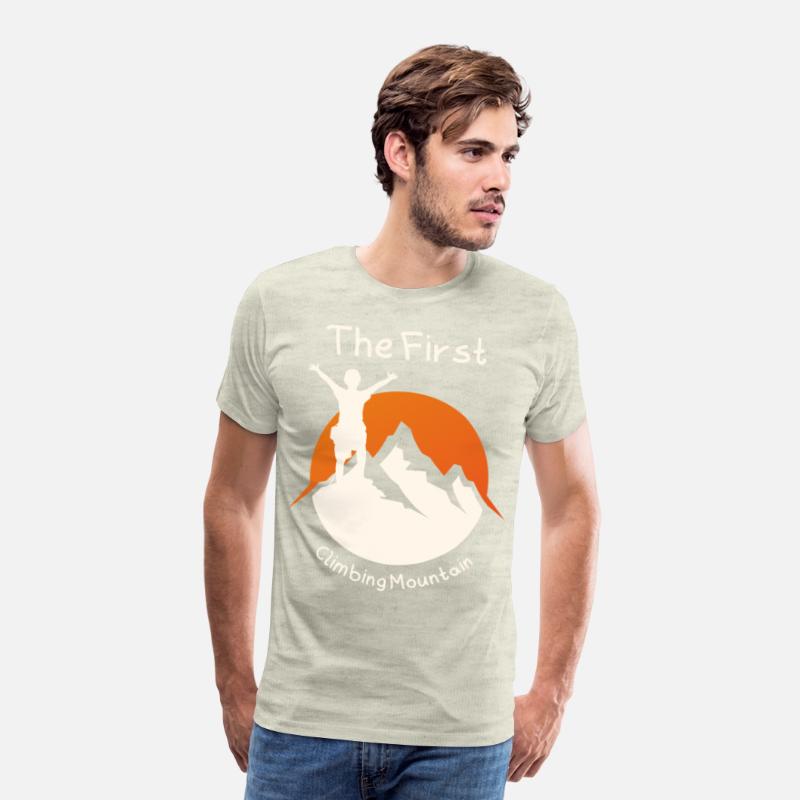 The First climbing mountain t-shirt design