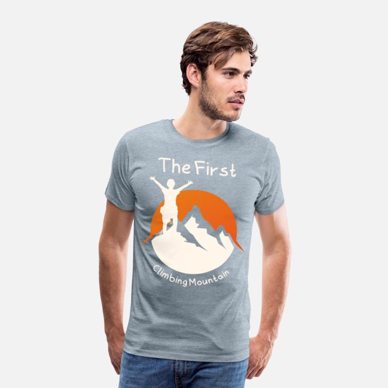 The First climbing mountain t-shirt design
