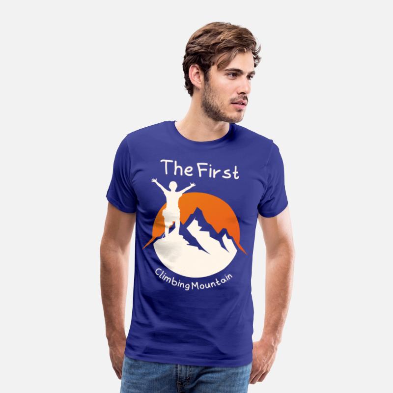 The First climbing mountain t-shirt design