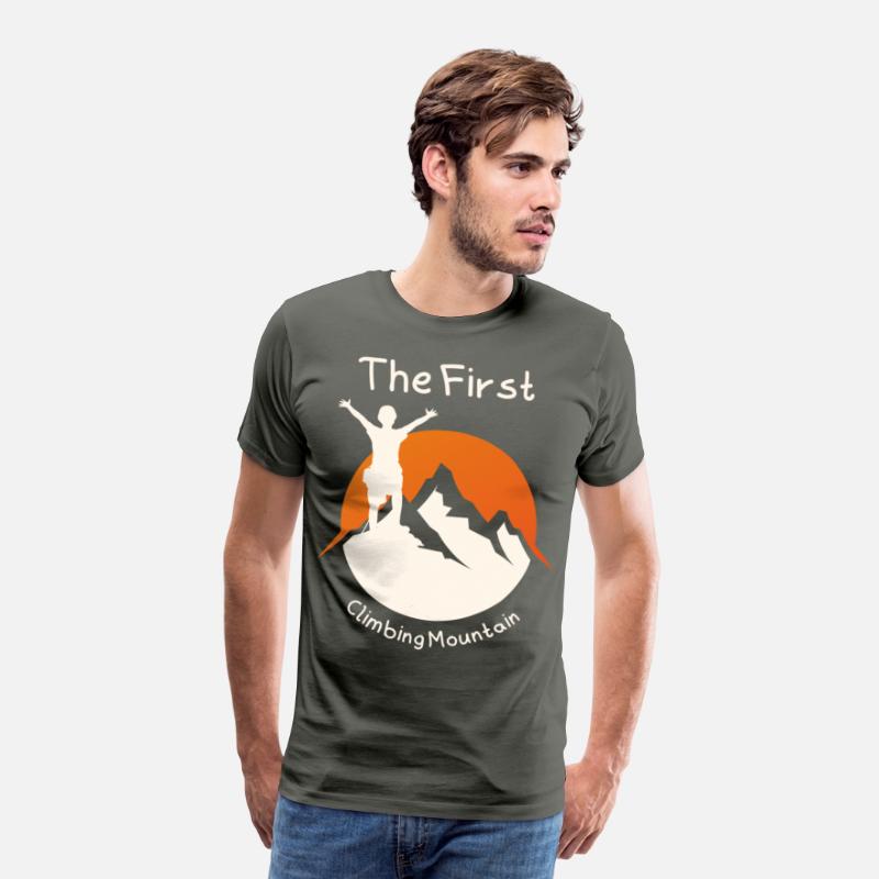 The First climbing mountain t-shirt design