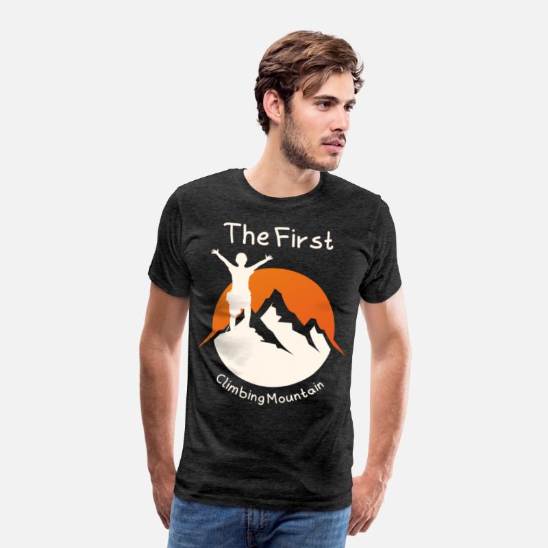 The First climbing mountain t-shirt design