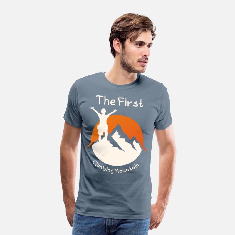 The First climbing mountain t-shirt design
