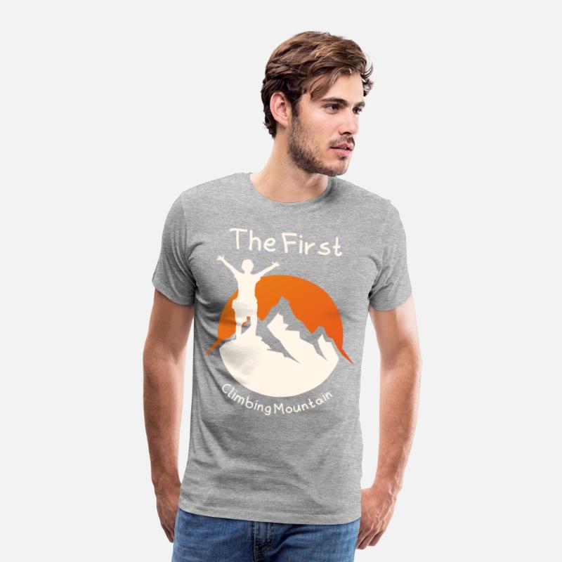 The First climbing mountain t-shirt design