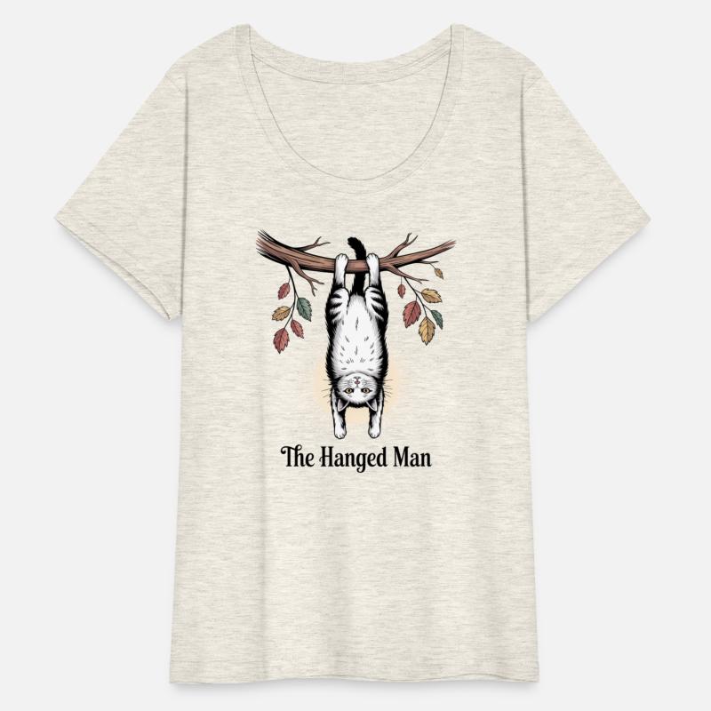 The Hanged Man Tarot Cat Art