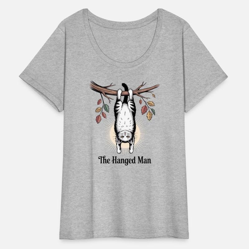 The Hanged Man Tarot Cat Art