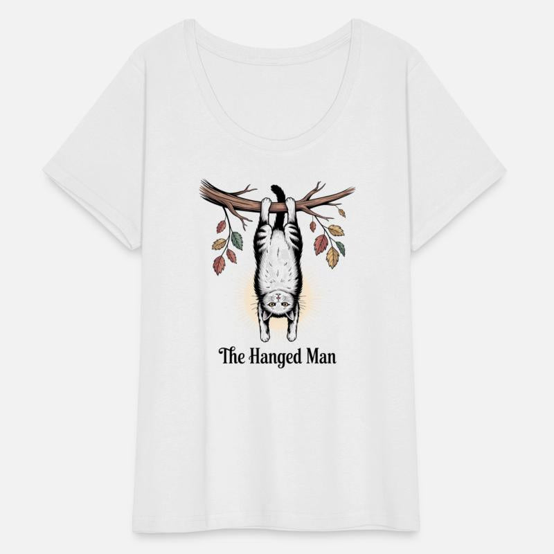 The Hanged Man Tarot Cat Art