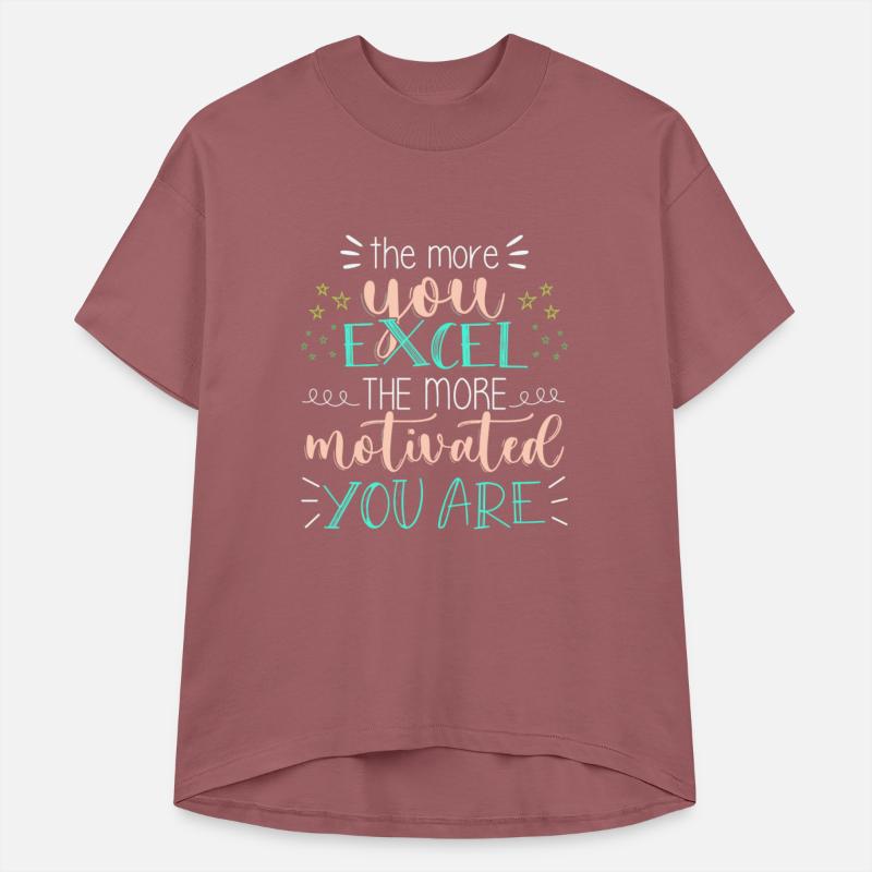 the more you excel the more motivated you are