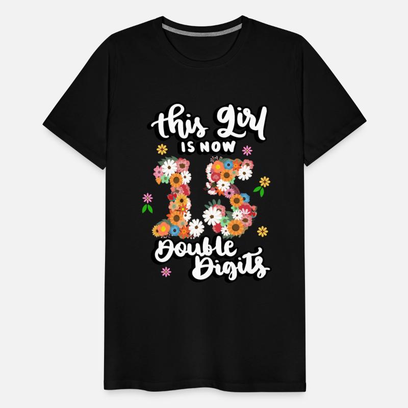 This Girl is Now 15 Double Digits Floral 15th