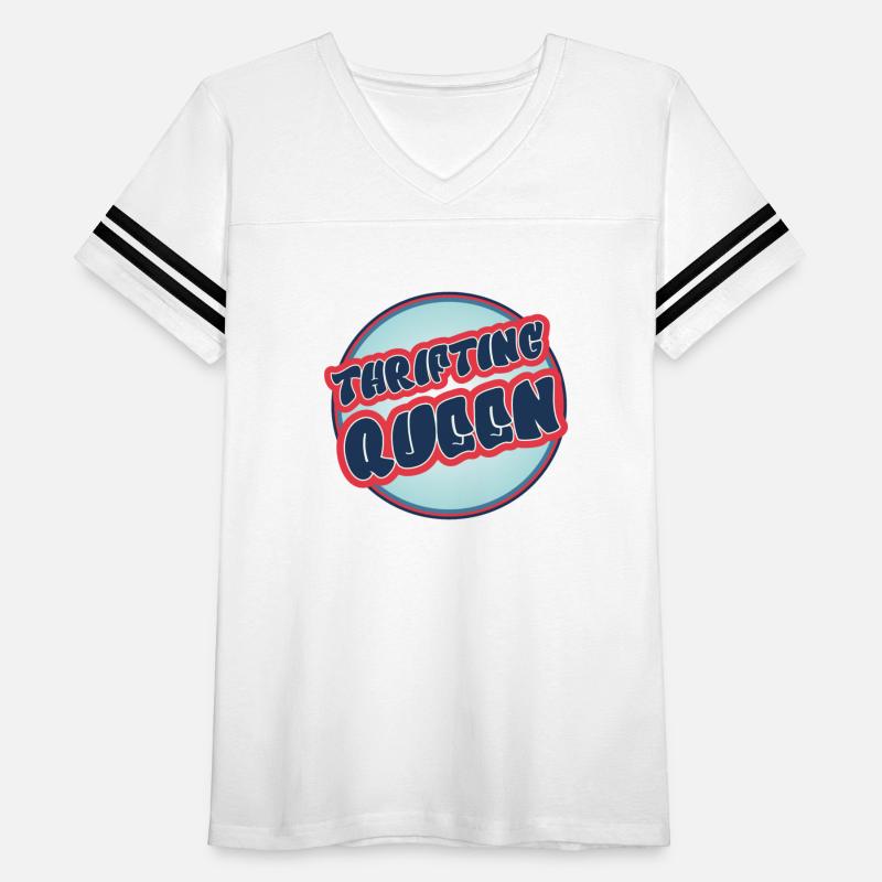 Thrifting Queen red blue