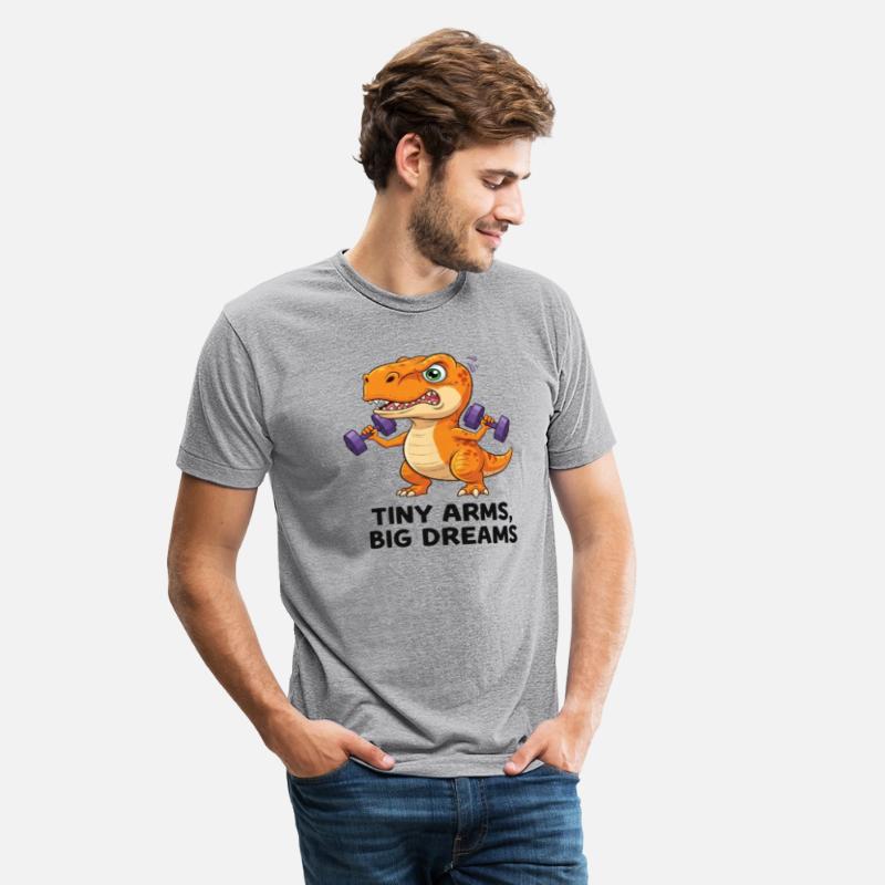 Tiny Arms, Big Dreams – Dino Gym Tee
