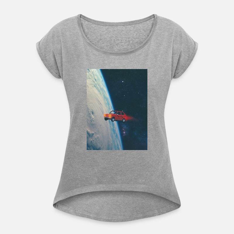 Tiny Red Car in Space
