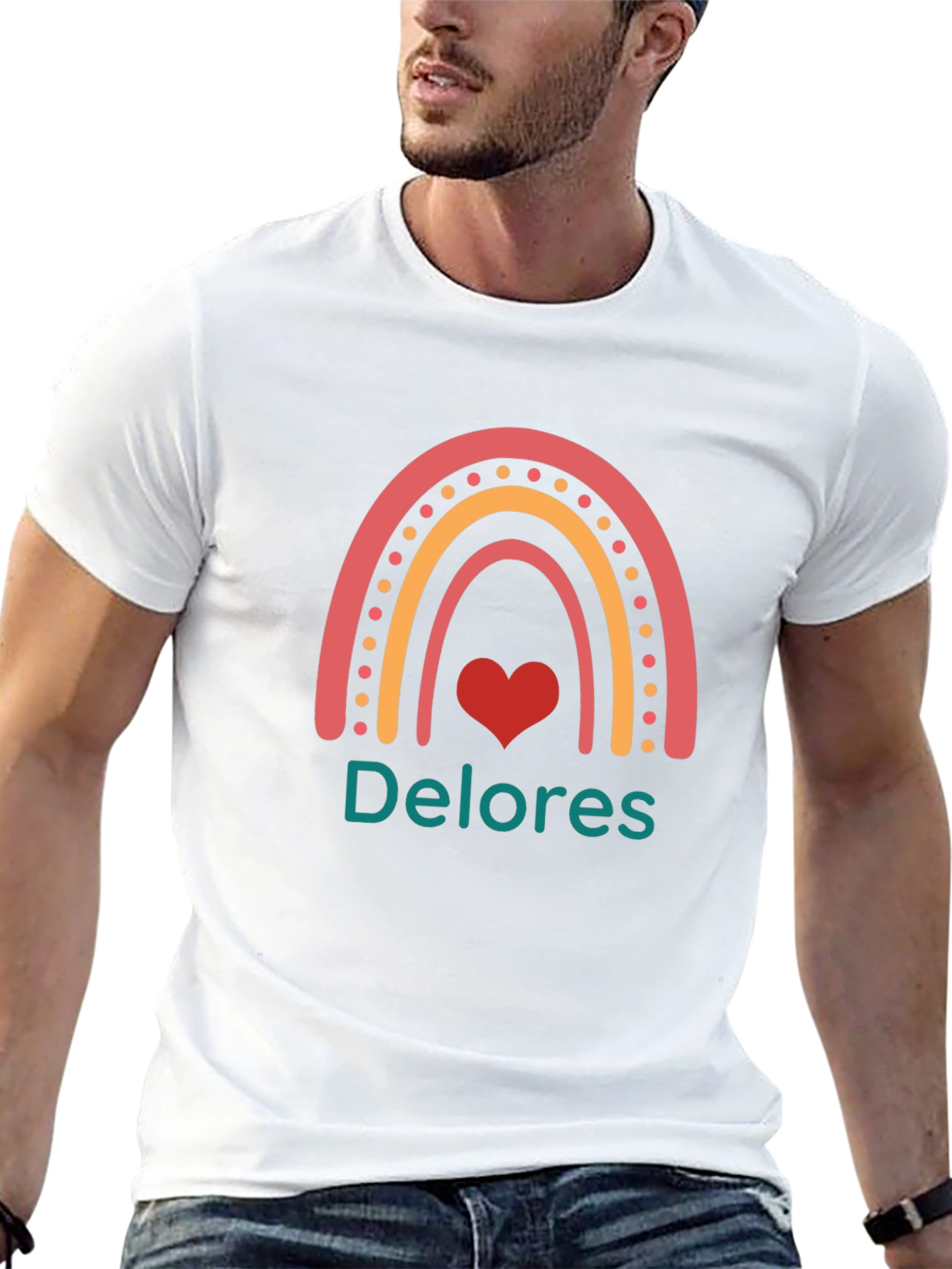 Personalized Rainbow Name T-Shirt