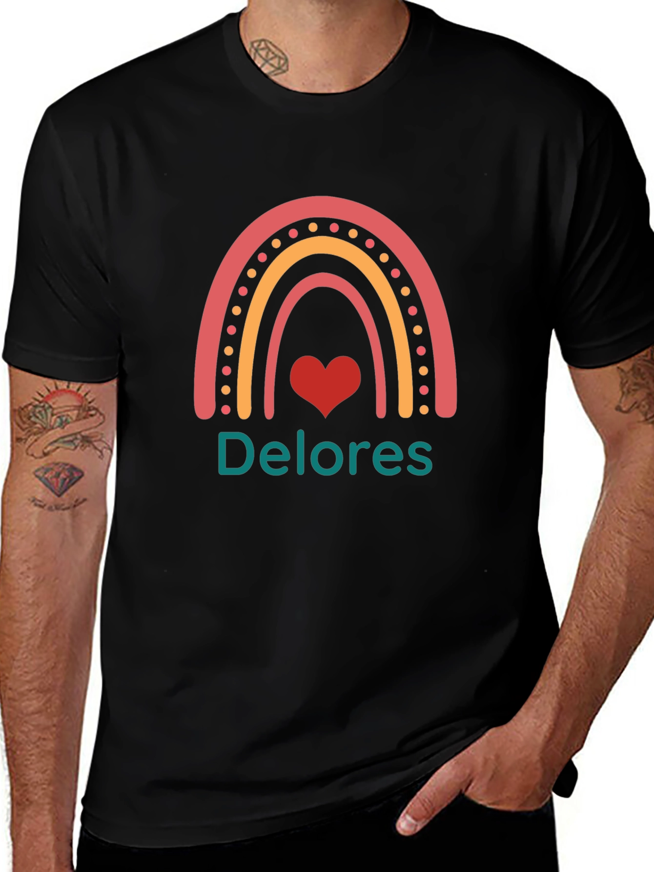 Personalized Rainbow Name T-Shirt