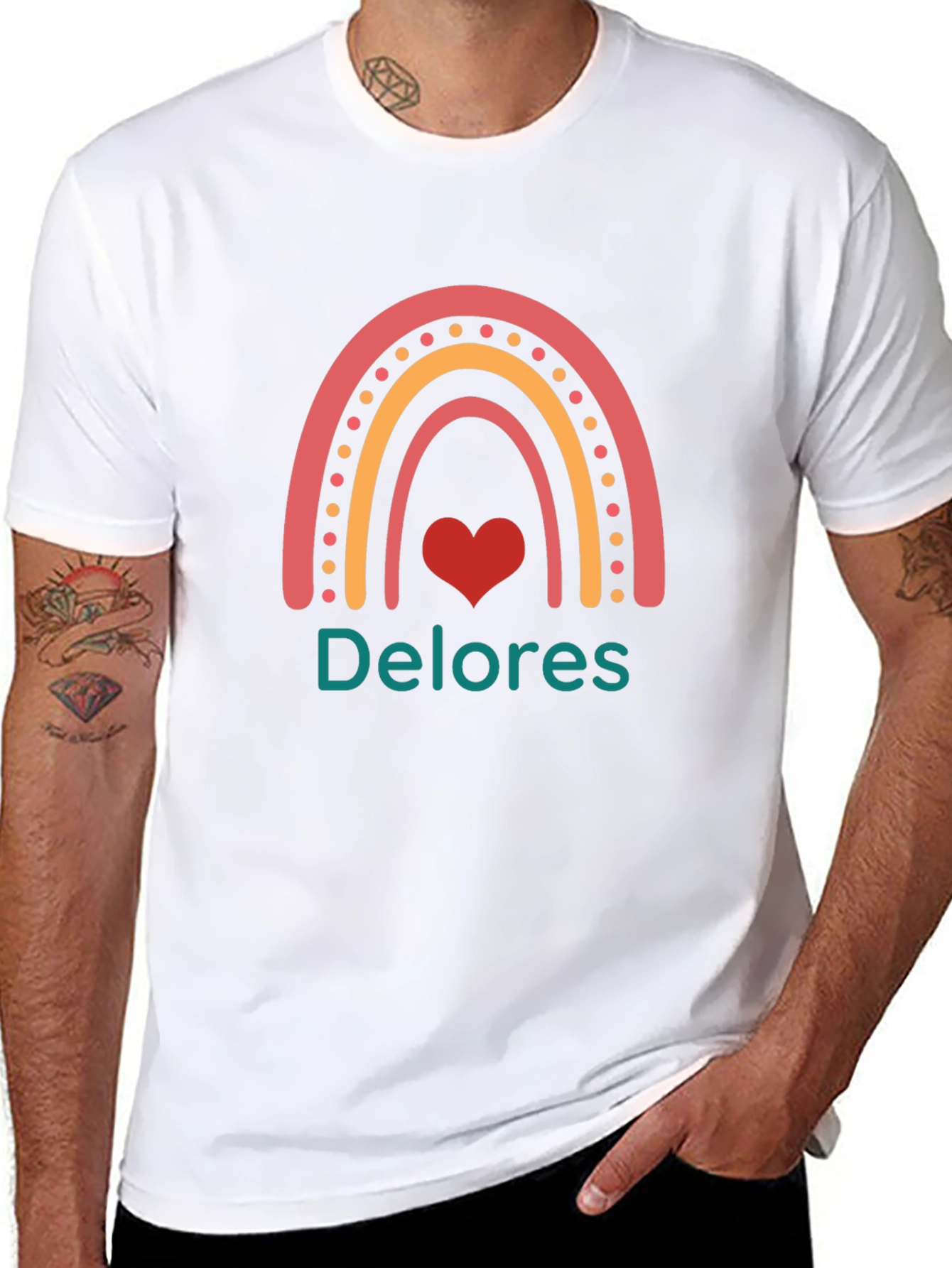 Personalized Rainbow Name T-Shirt