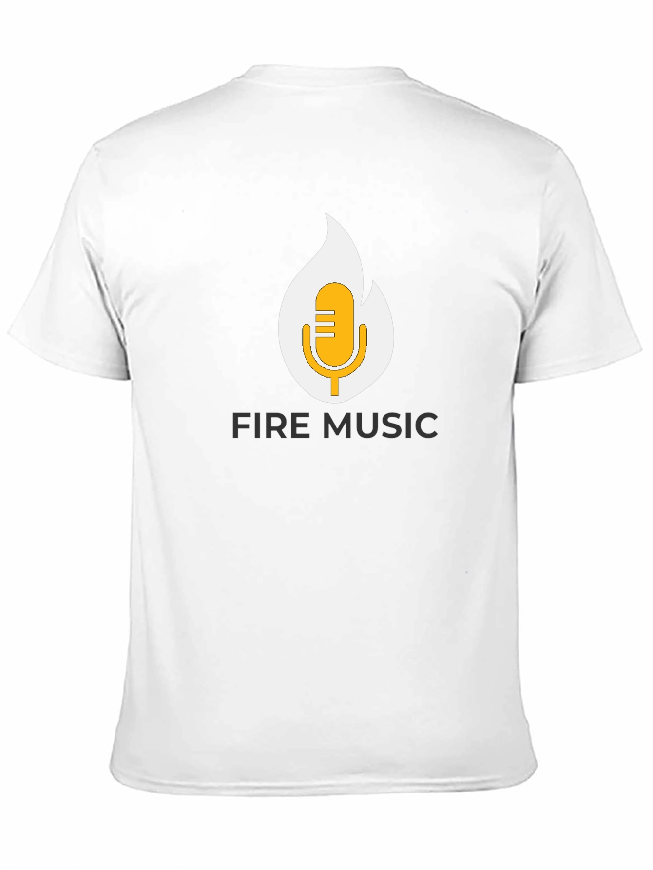 Fire Music T-Shirt - Black Graphic Tee