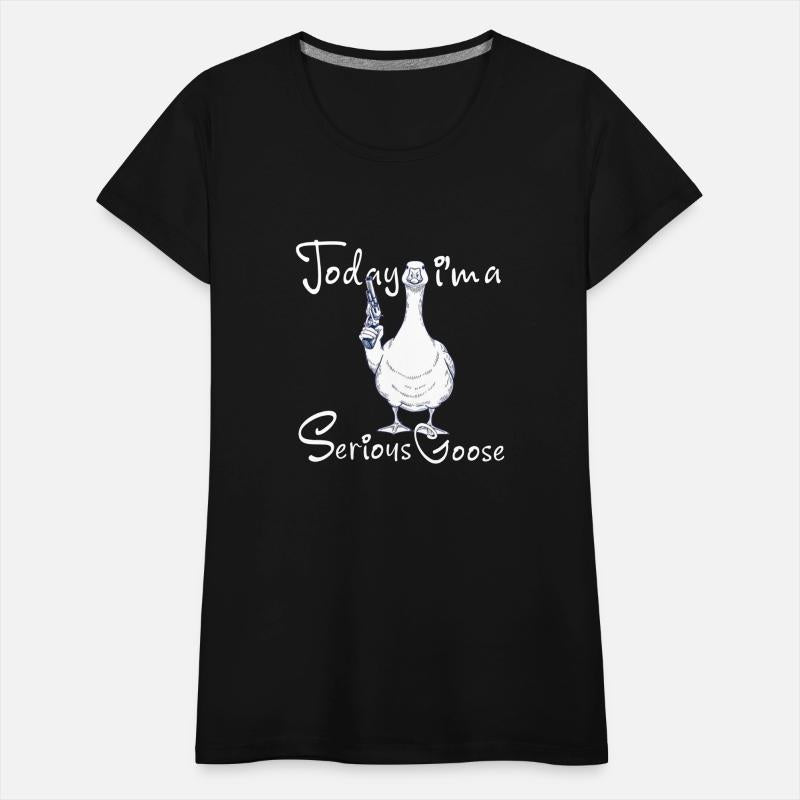 today i m a serious goose funny silly goose