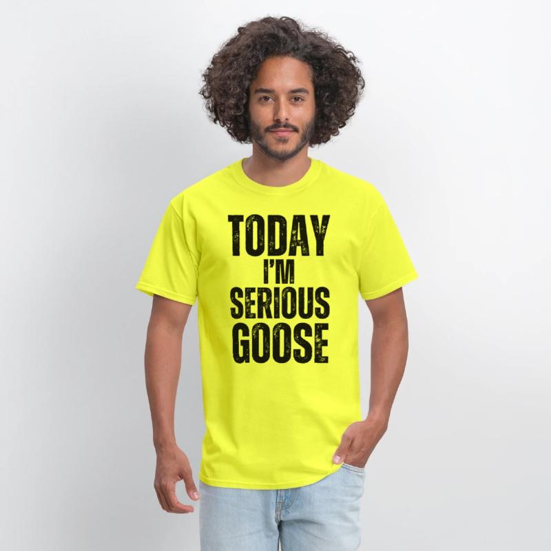 Today I'm A Serious Goose funny goose t-shirt