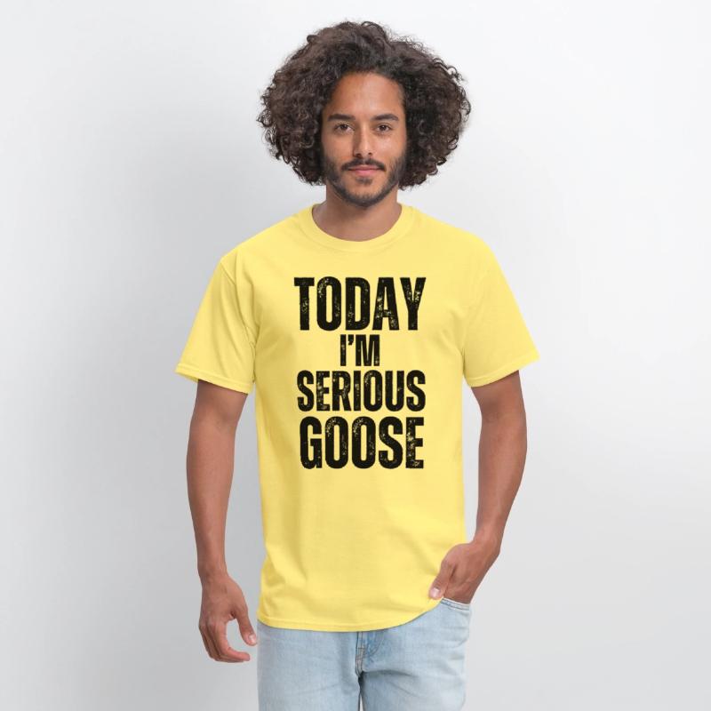 Today I'm A Serious Goose funny goose t-shirt