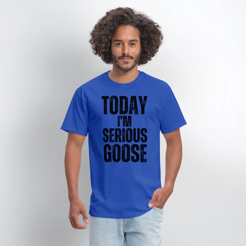 Today I'm A Serious Goose funny goose t-shirt