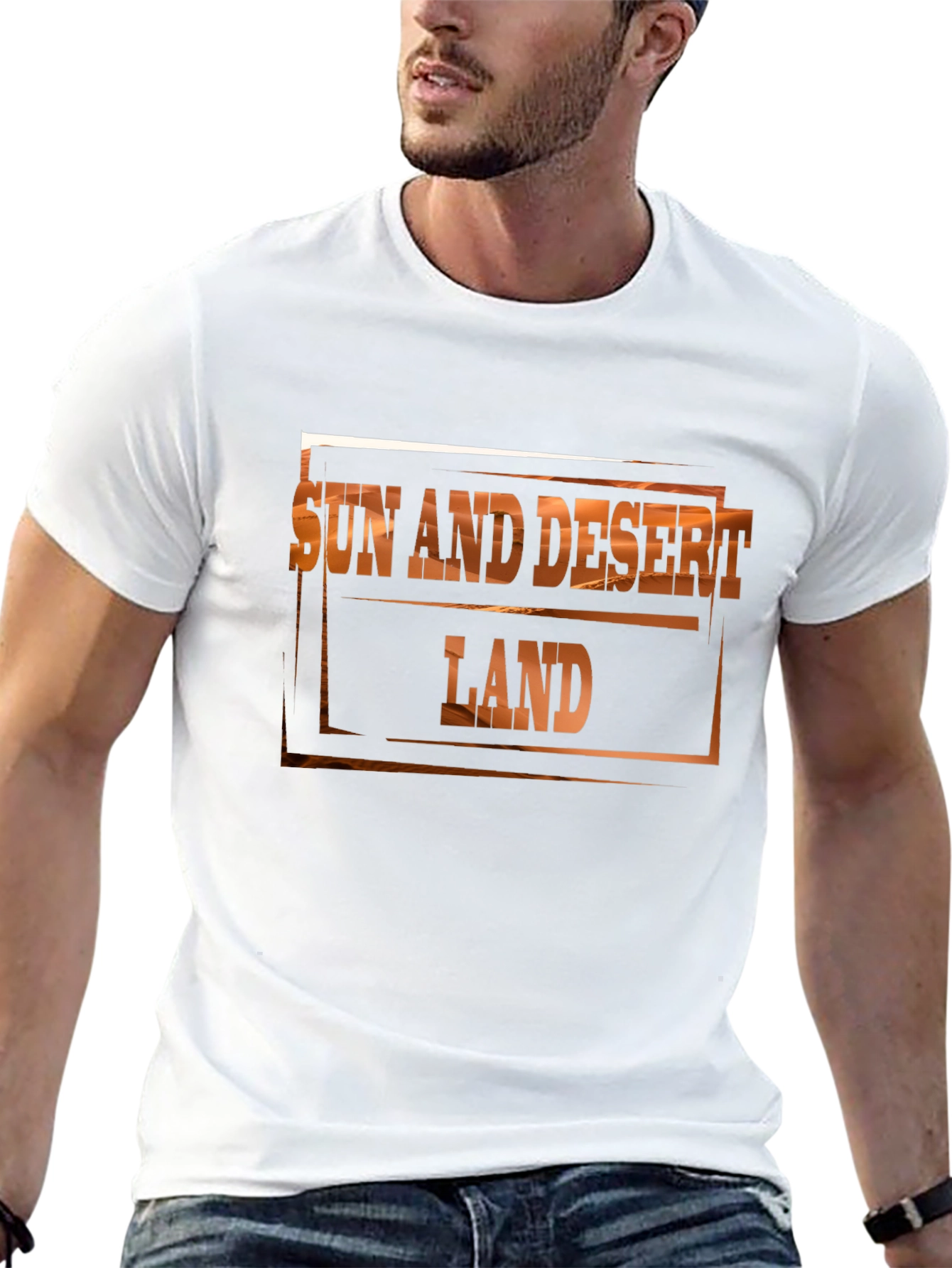 Sun and Desert Land Graphic Tee