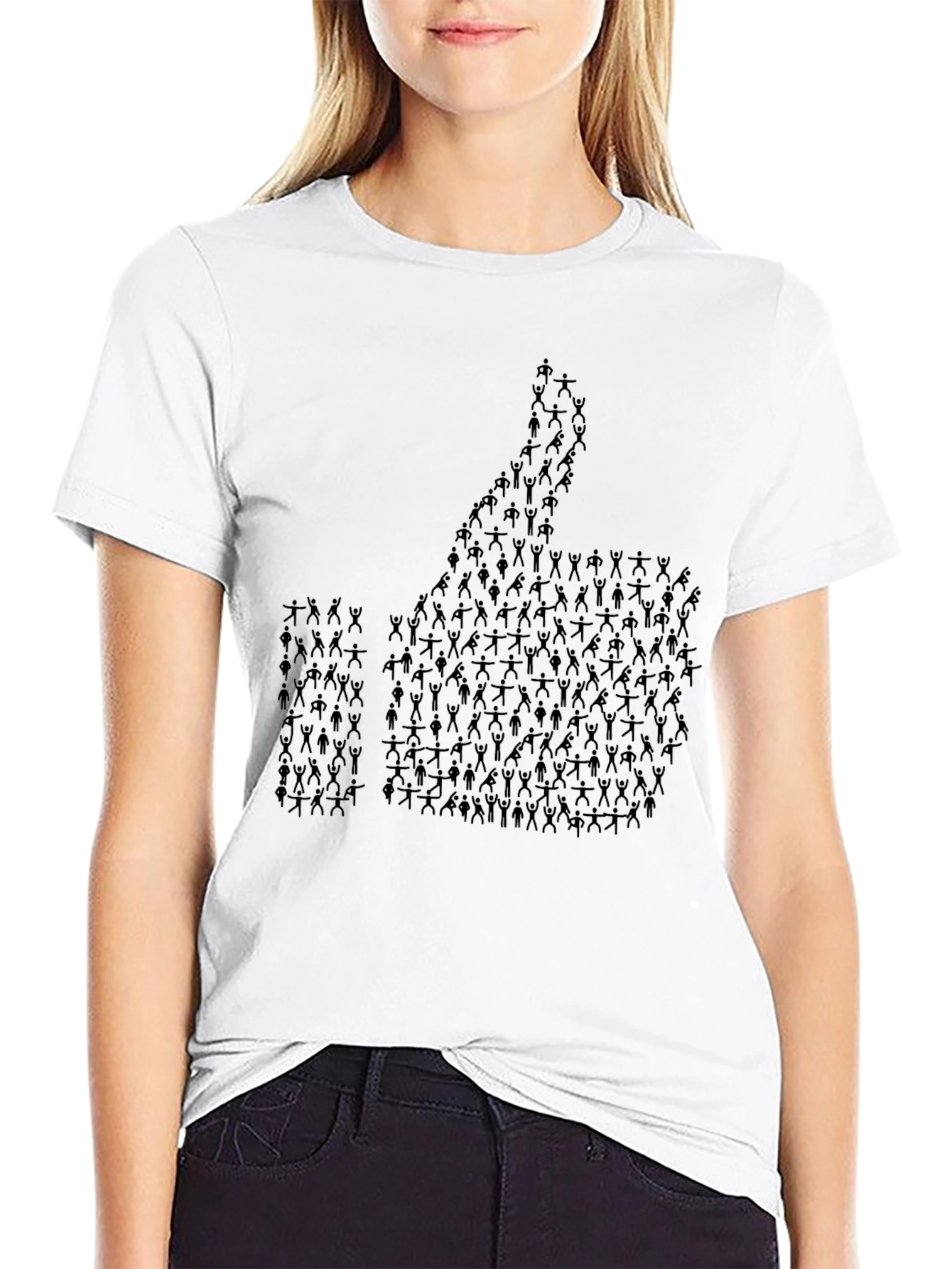 Like-Minded Black Graphic Tee
