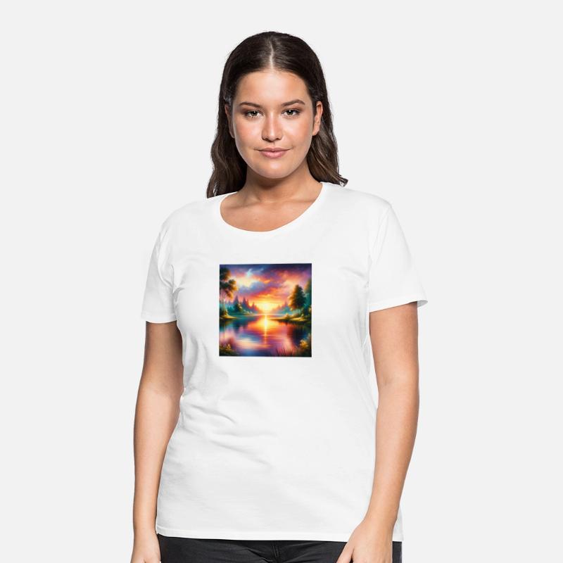 Tranquil Sunset Lakeside Serenity