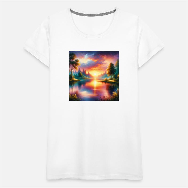 Tranquil Sunset Lakeside Serenity