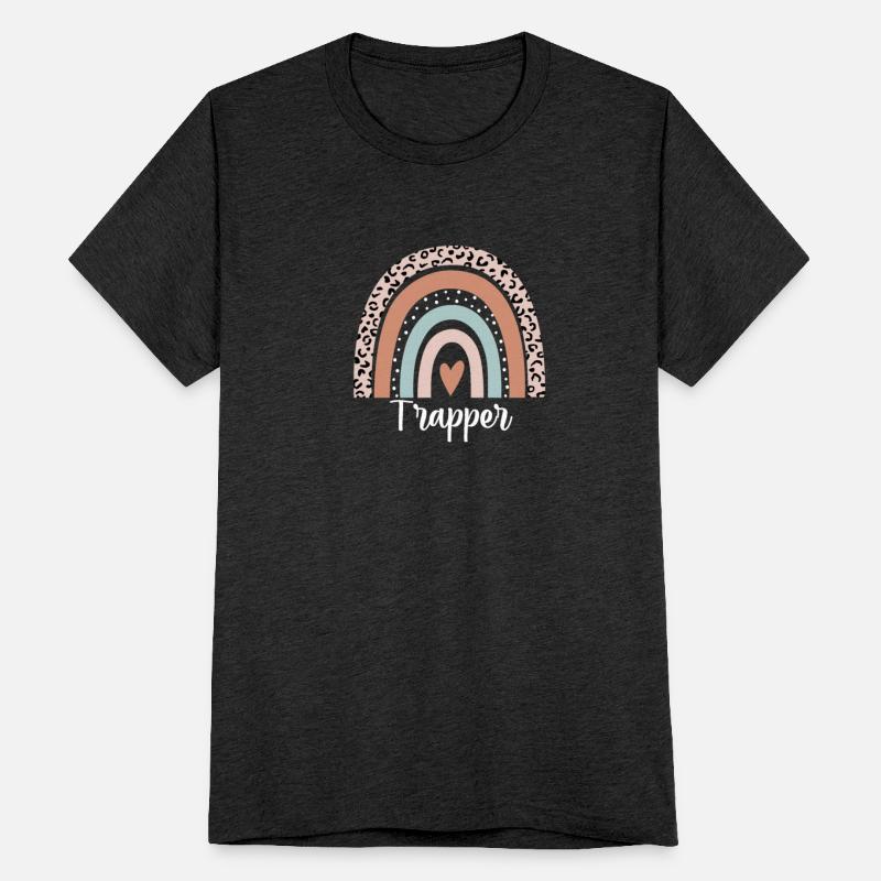 Trapper Rainbow Leopard Funny Trapper Appreciation