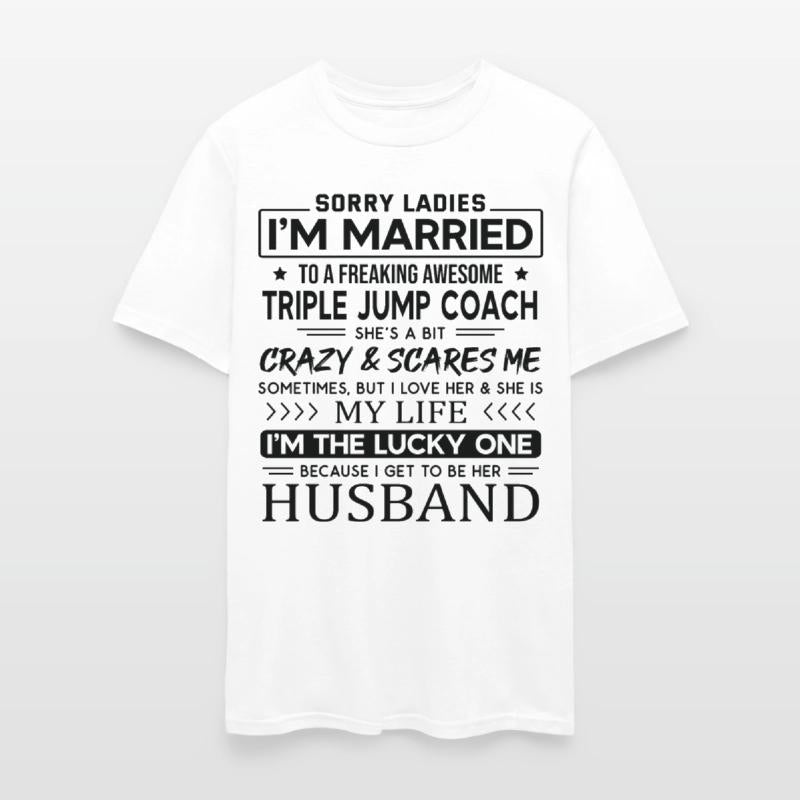 Triple Jump Coach Funny Saying For Husband