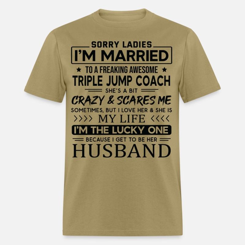 Triple Jump Coach Funny Saying For Husband