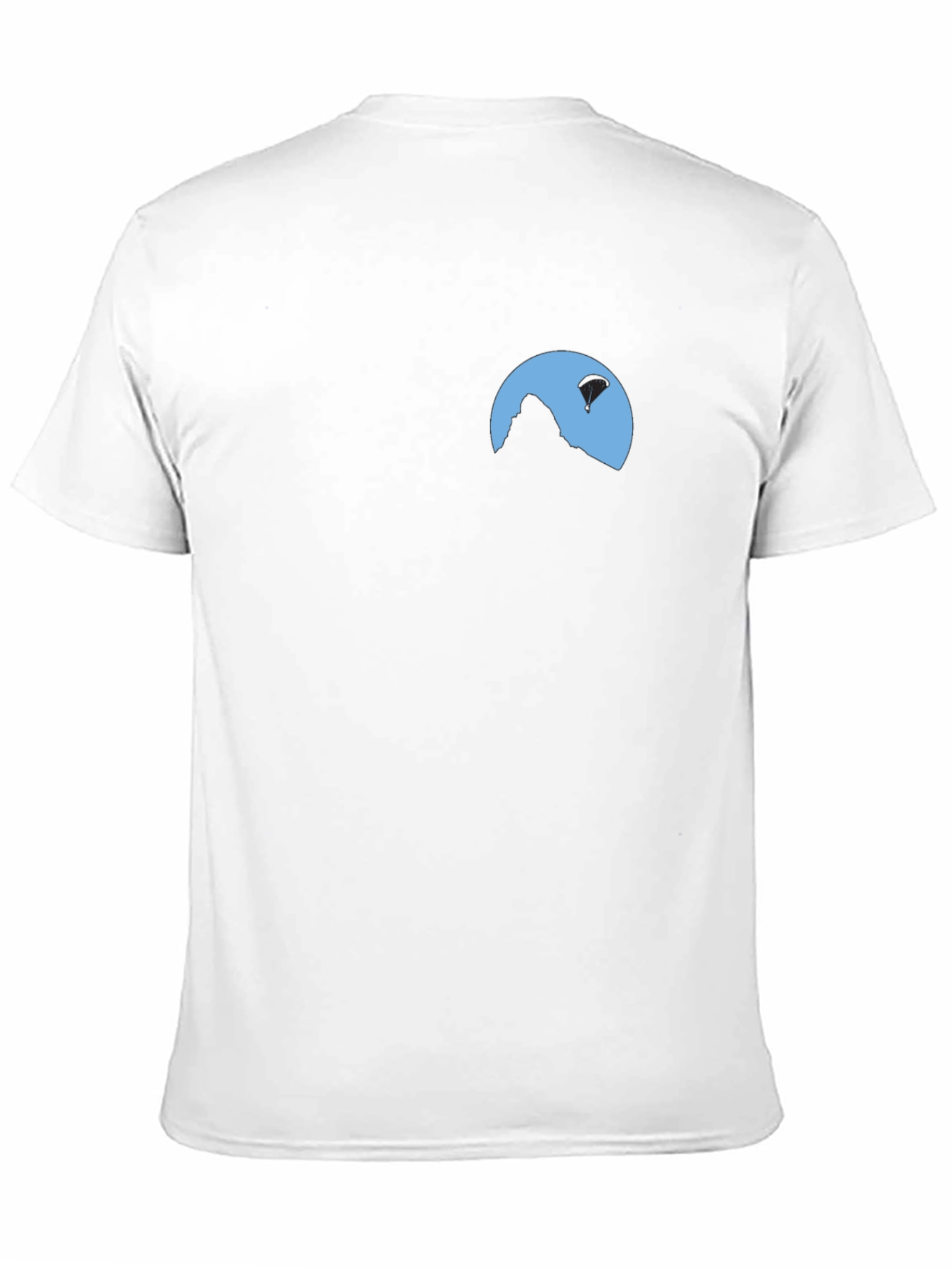 Mountain Paragliding Graphic Tee - Black