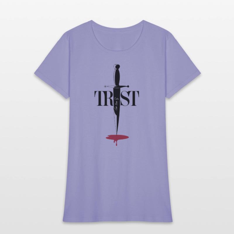 Trust Cuts Deep: Minimalist Dagger Art