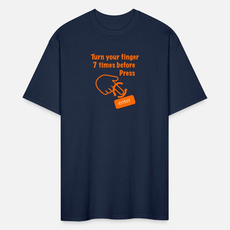 Turn your finger 7 times before press Enter