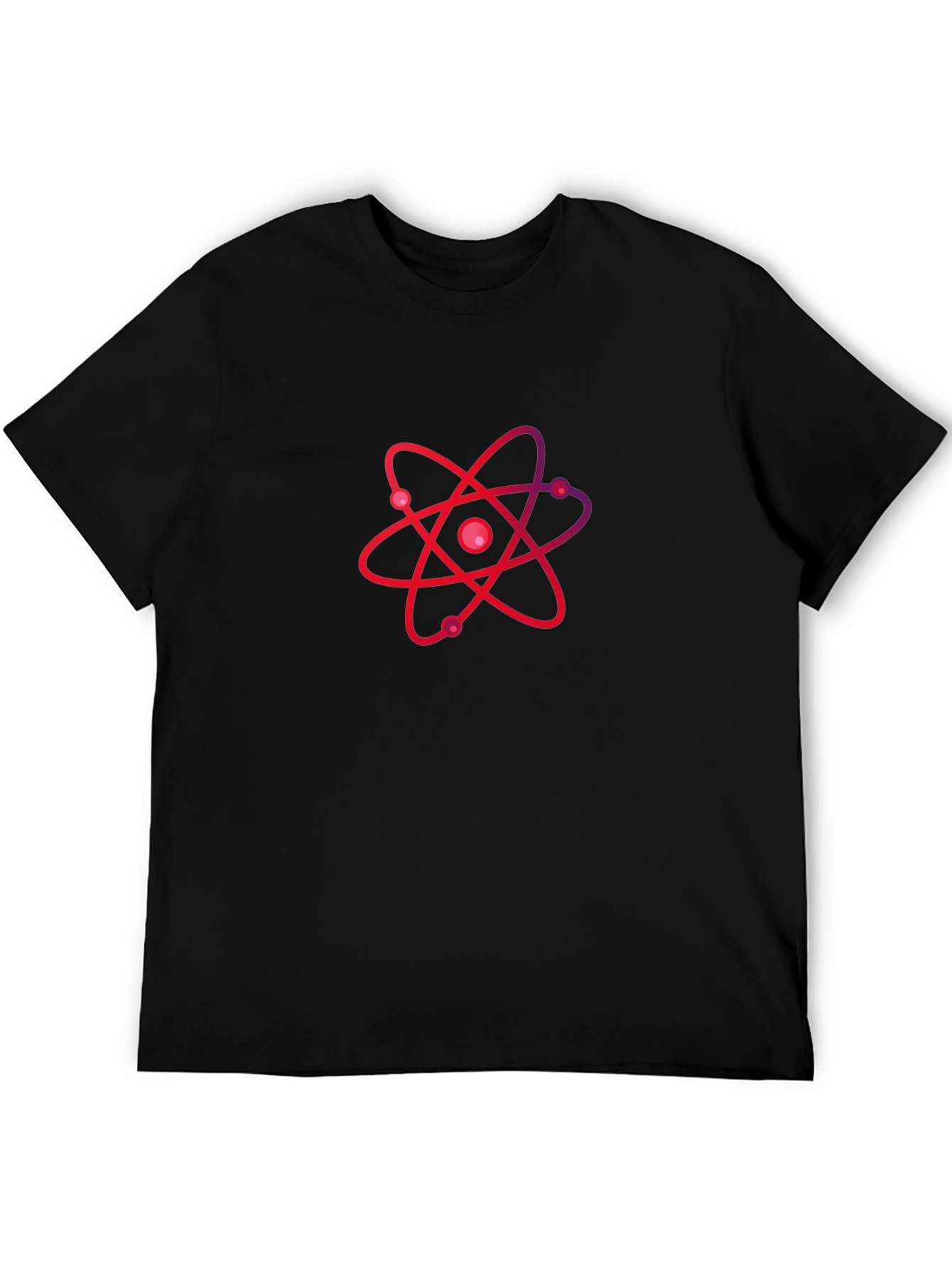Atom Symbol Graphic Tee - Stylish Science Shirt