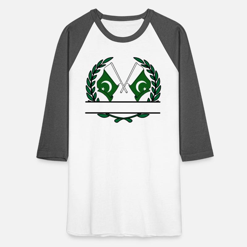 Two flags of Pakistan ilaurel wreath