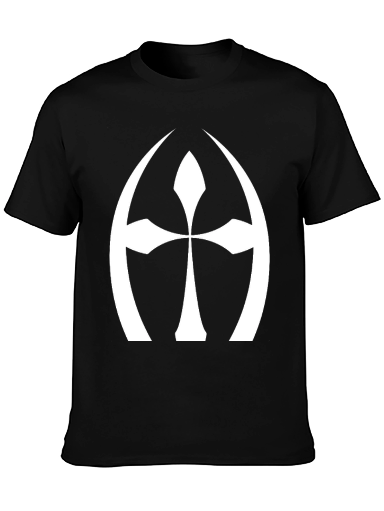 Cross Graphic Black T-Shirt