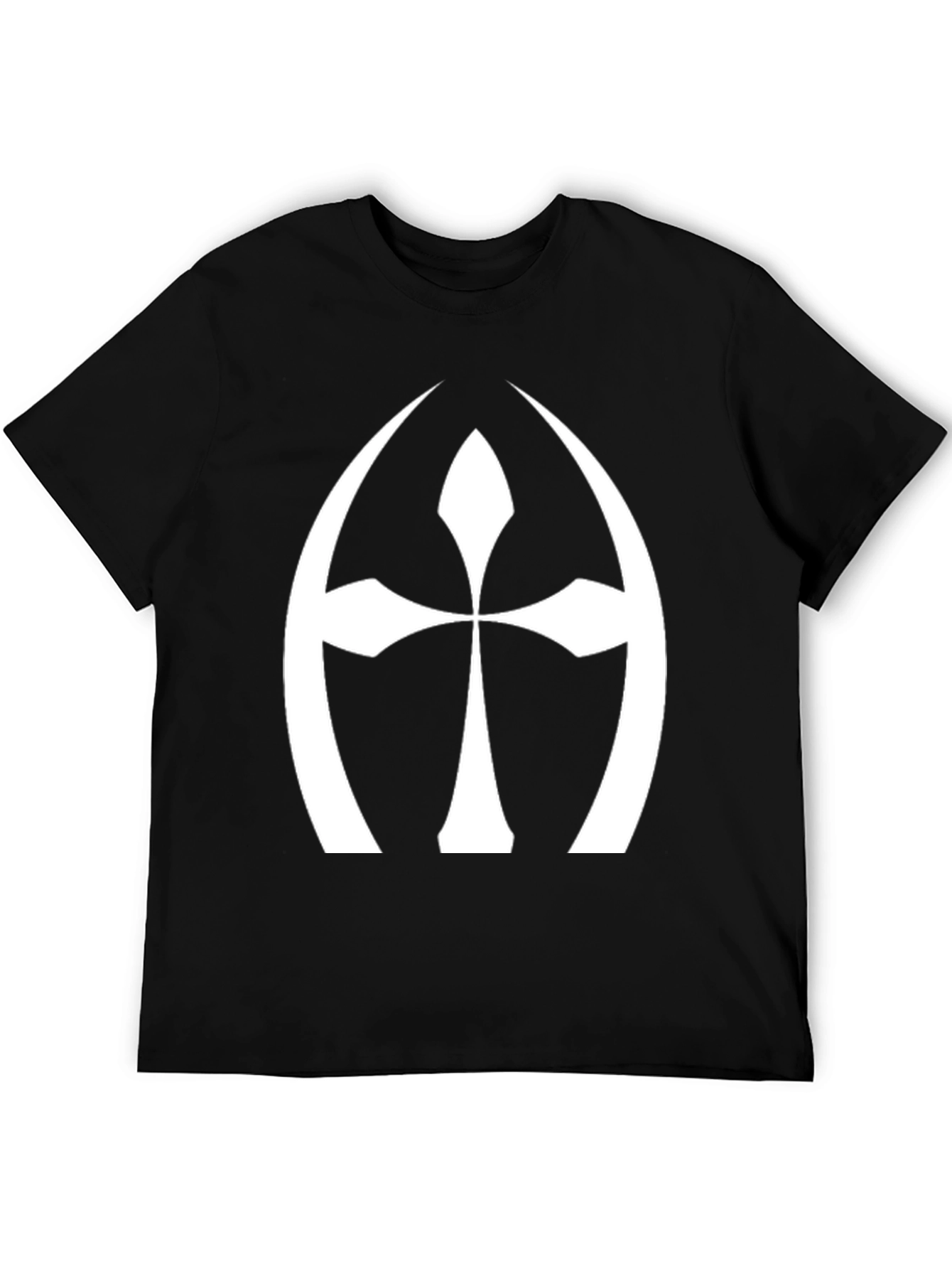 Cross Graphic Black T-Shirt