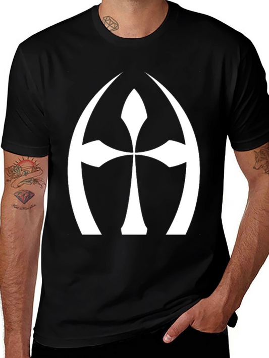 Cross Graphic Black T-Shirt