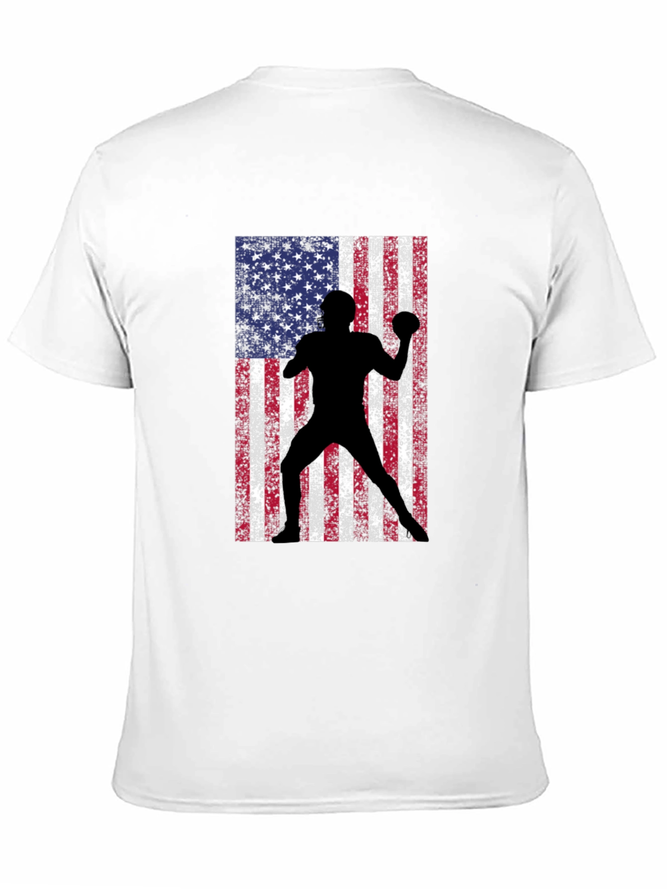 American Football Flag Graphic Tee