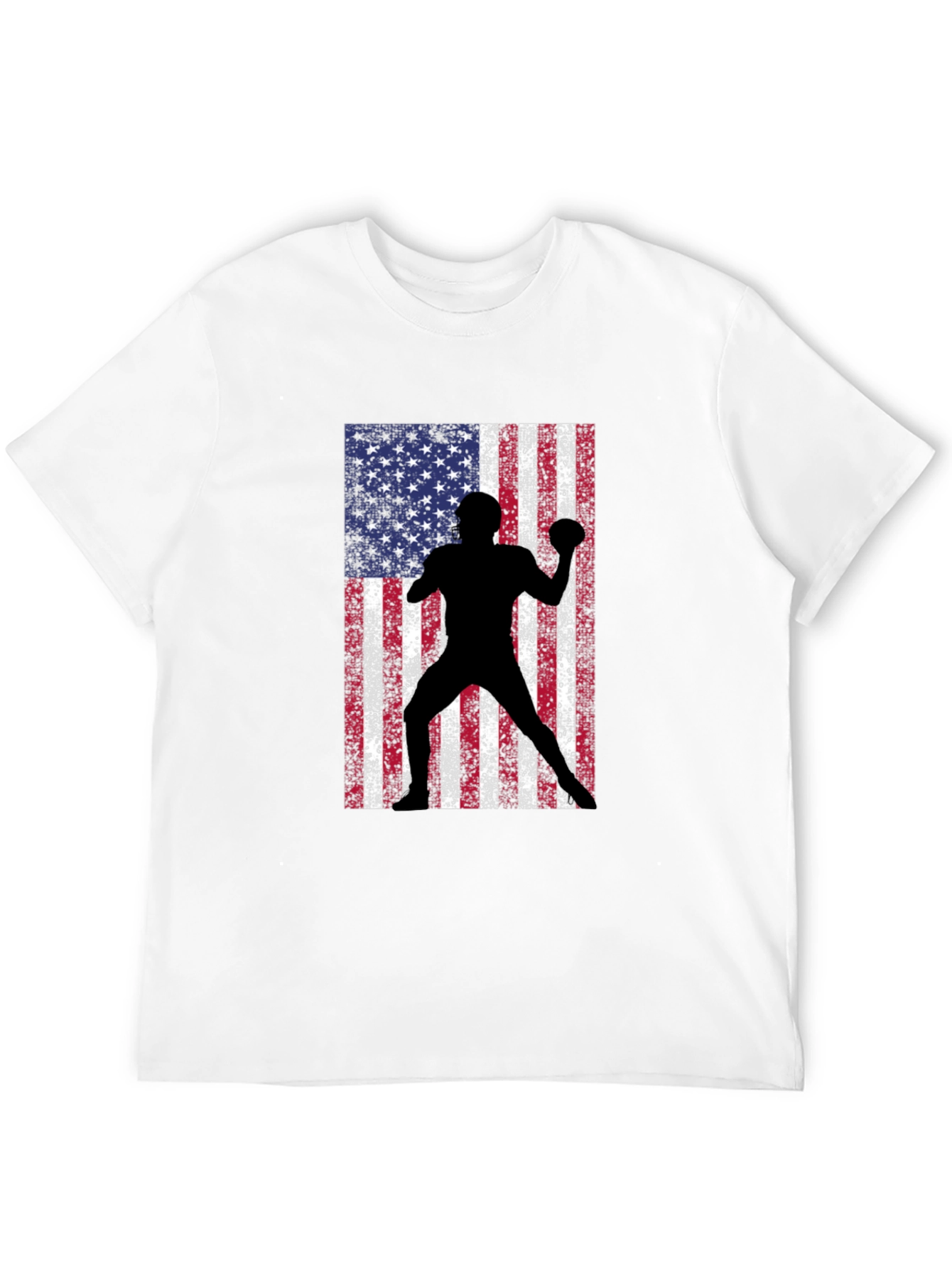 American Football Flag Graphic Tee