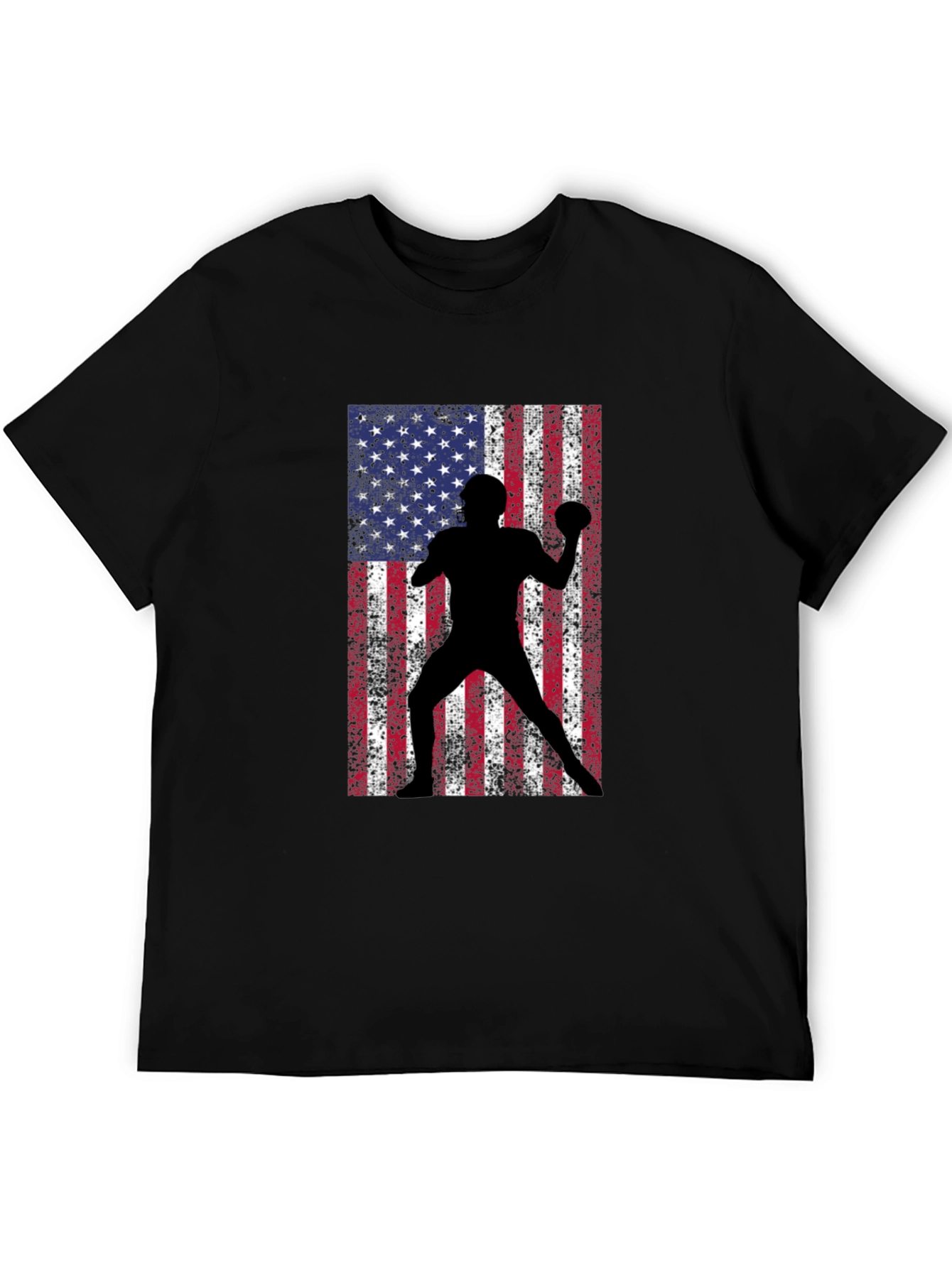 American Football Flag Graphic Tee